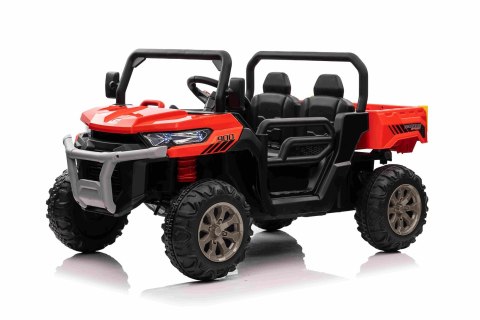 Auto Pick-Up Speed 900 dla dzieci Czerwony + Napęd 4x4 + Ruchomy kiper + Bagażnik + Pilot + Łopatka + Audio LED
