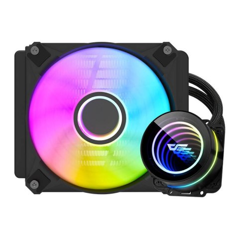 Chłodzenie wodne komputera Darkflash DX120 V2.6 (czarne) Chłodzenie wodne komputera Darkflash DX120 V2.6 (czarne)