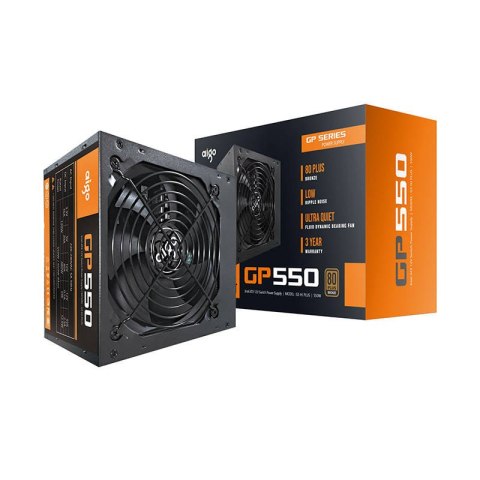 Zasilacz do komputera Aigo GP550 80 Plus Bronze 650W (czarny) Zasilacz do komputera Aigo GP550 80 Plus Bronze 650W (czarny)