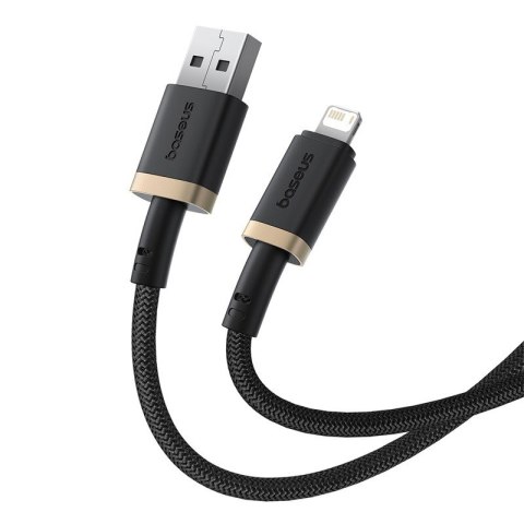 Kabel Baseus Dura 2.4A 2m (czarno-złoty)
