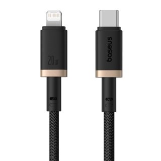 Kabel Baseus Dura Typ C 20W 1m (czarno-złoty)