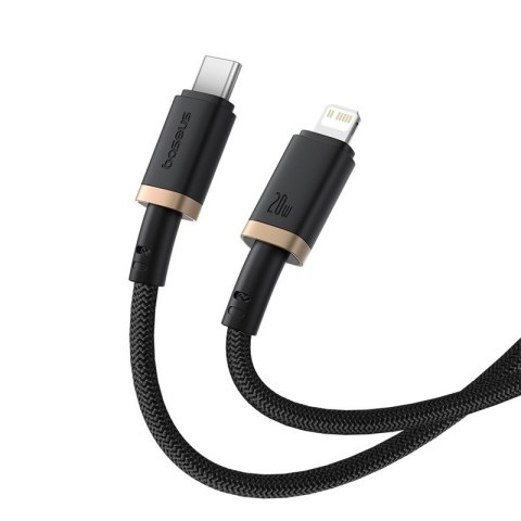 Kabel Baseus Dura Typ C 20W 2m (czarno-złoty)