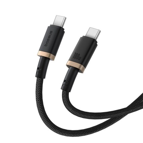Kabel Baseus Dura Typ C-Typ C 100W 1m czarno-złoty