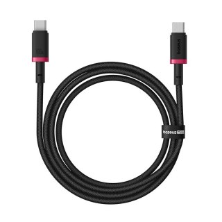 Kabel Baseus Dura Typ C-Typ C 100W 1m (czerwono-czarny)