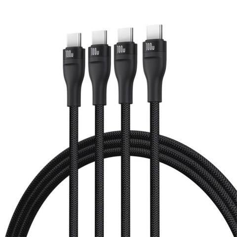 Kabel Baseus Flash Series 3 100W 1,5m (czarny)