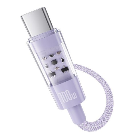 Kabel Baseus Gem Typ C-Typc C 100W 2m (fioletowy) Kabel Baseus Gem Typ C-Typc C 100W 2m (fioletowy)