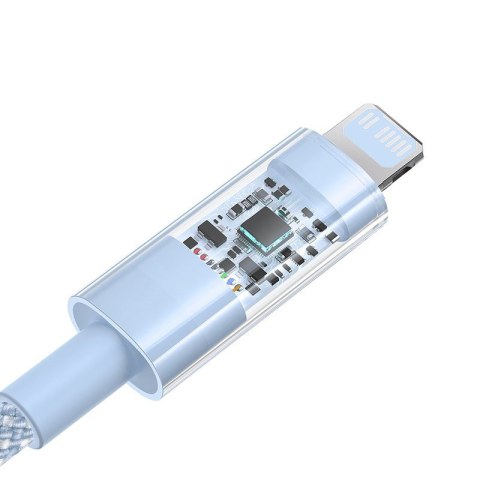 Kabel Baseus Gem USB C-IP 20W 2m (niebieski) Kabel Baseus Gem USB C-IP 20W 2m (niebieski)
