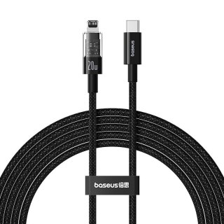 Kabel Baseus Gem USP C-IP 20W 2m (czarny)