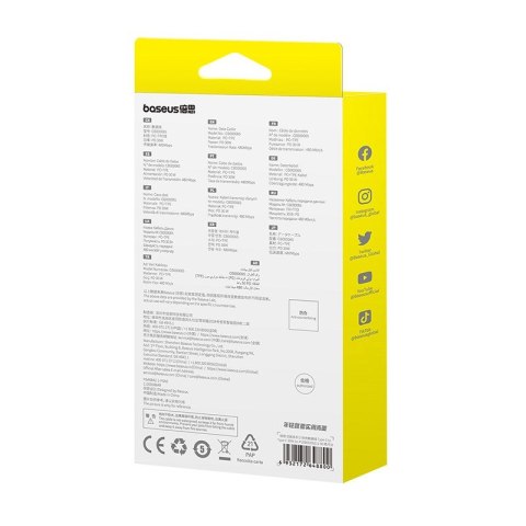 Kabel Baseus Superior Typ C-Typ C 30W 1m (biały)
