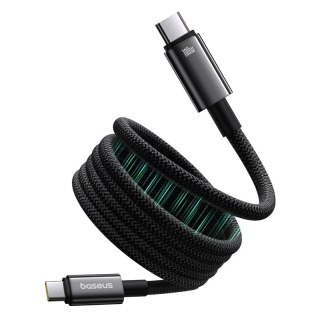 Kabel Baseus Tungsten magnetyczny USB C-USB C 100W 1m (czarny)