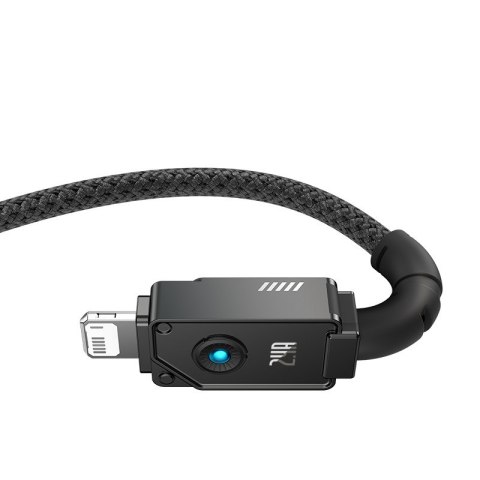 Kabel Baseus Unbreakable USB-IP 2.4A 1m (czarny)