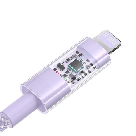 Kabel Baseus Gem USB C-IP 20W 1m (fioletowy) Kabel Baseus Gem USB C-IP 20W 1m (fioletowy)