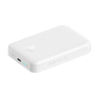Powerbank Baseus Magnetic Mini Air Wireless 10000mAh 20W+kabel USB C-USB C (biały)