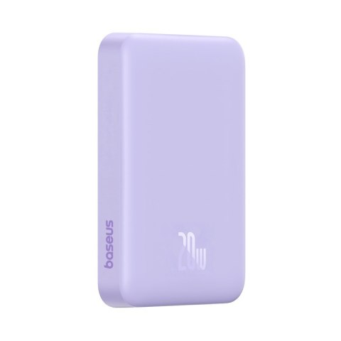 Powerbank Baseus Magnetic Mini Air Wireless 10000mAh 20W+kabel USB C-USB C (fiolet)