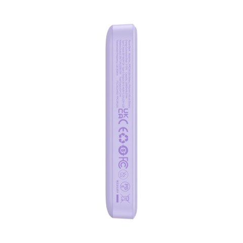 Powerbank Baseus Magnetic Mini Air Wireless 10000mAh 20W+kabel USB C-USB C (fiolet)