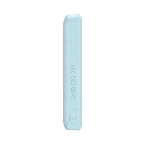Powerbank Baseus Magnetic Mini Air Wireless 10000mAh 20W+kabel USB C-USB C (niebieski)