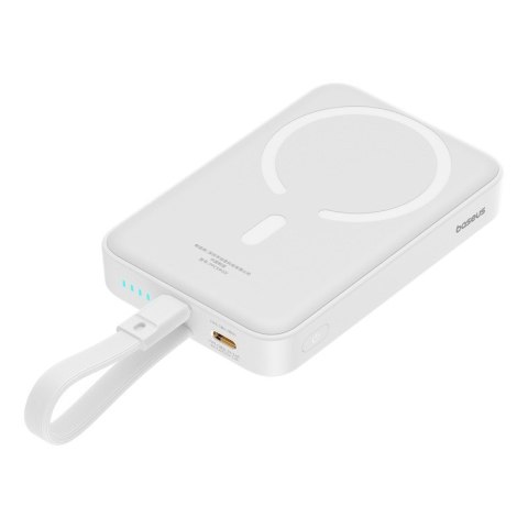 Powerbank Baseus Magnetic Mini Air Wireless 10000mAh 20W+kabel lightning (biały)