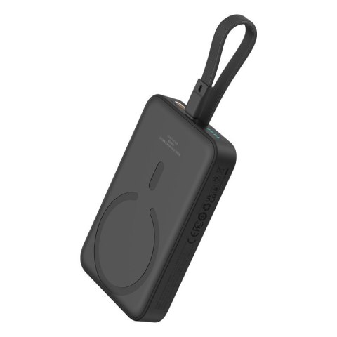 Powerbank Baseus Magnetic Mini Air Wireless 10000mAh 20W+kabel lightning (czarny)