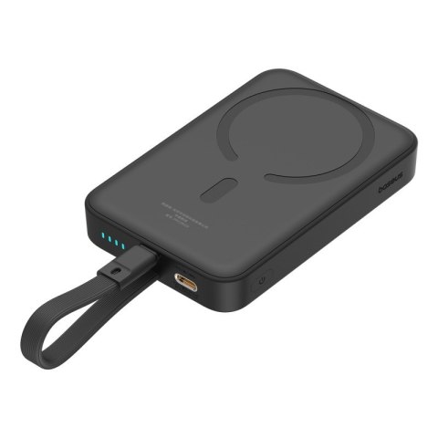 Powerbank Baseus Magnetic Mini Air Wireless 10000mAh 20W+kabel lightning (czarny)