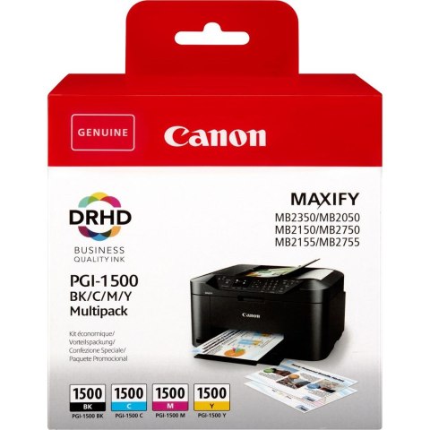 Canon PGI 1500 BK/C/M/Y Multipack Canon PGI 1500 BK/C/M/Y Multipack