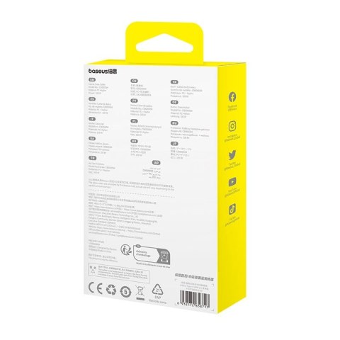 Kabel Baseus Gem USB-USB C 100W 1m (niebieski) Kabel Baseus Gem USB-USB C 100W 1m (niebieski)