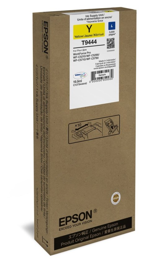 Epson WF-C5xxx Series Ink Cartridge L Yellow Epson WF-C5xxx Series Ink Cartridge L Yellow