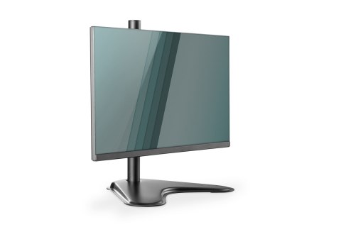 Stojak biurkowy pojedynczy , 1xLCD, max. 32", max.8kg, uchylno-obrotowy 180° PIVOT
