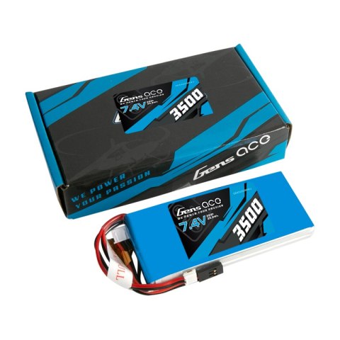 Akumulator LiPo Gens Ace 3500mAh 7,4V 1C 2S1P RX/TX Akumulator LiPo Gens Ace 3500mAh 7,4V 1C 2S1P RX/TX