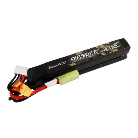 Akumulator Gens ace 25C 1500mAh 3S1P 11.1V Nunchuck 2X Airsoft Gun Lipo z konektorem mini Tamiya Plug Akumulator Gens ace 25C 1500mAh 3S1P 11.1V Nunchuck 2X Airsoft Gun Lipo z konektorem mini Tamiya Plug