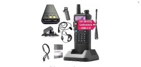 Krótkofalówka Baofeng UV-5R HTQ 3800 USB-C