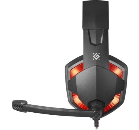Słuchawki z mikrofonem WARHEAD G-370 Czarno-czerwone Słuchawki z mikrofonem WARHEAD G-370 Czarno-czerwone