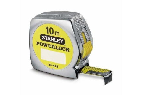 Miara stalowa powerlock 10 m x 25 mm ob. chromowana - luz 12 Miara stalowa powerlock 10 m x 25 mm ob. chromowana - luz 12