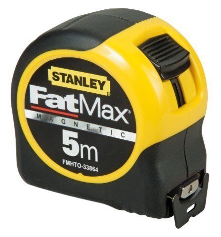 Stanley FMHT0-33864 taśma miernicza 5 m Czarny, Żółty