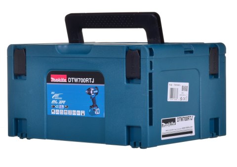 MAKITA KLUCZ UDAROWY 18V 1/2" 700Nm 2x5,0Ah WALIZKA MAKPAC DTW700RTJ
