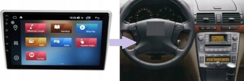 RADIONAWIGACJA GPS TOYOTA AVENSIS T25 2003-08 RADIONAWIGACJA GPS TOYOTA AVENSIS T25 2003-08