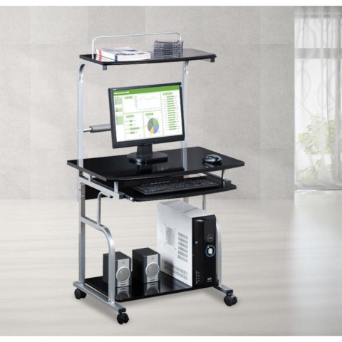 Techly ICA-TB 7800BK biurko komputerowe Czarny Techly ICA-TB 7800BK biurko komputerowe Czarny