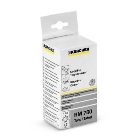 KARCHER PROSZEK DO PRANIA WYKŁADZIN I TAPICERKI RM760 TABLETKI 200 szt. KARCHER PROSZEK DO PRANIA WYKŁADZIN I TAPICERKI RM760 TABLETKI 200 szt.
