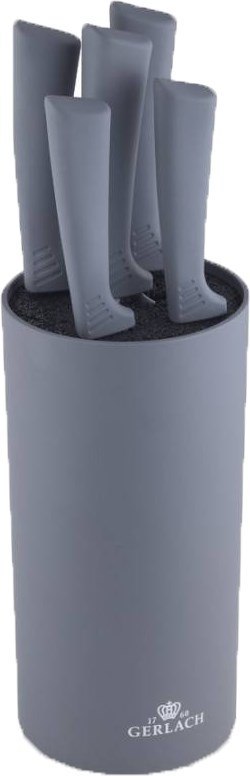 Nóż GERLACH SMART GREY ( nóż do chleba nóż do siekania nóż szefa kuchni nóż do obierania warzyw i owoców Mały nóż do krojenia ) Nóż GERLACH SMART GREY ( nóż do chleba nóż do siekania nóż szefa kuchni nóż do obierania warzyw i owoców Mały nóż do krojenia )