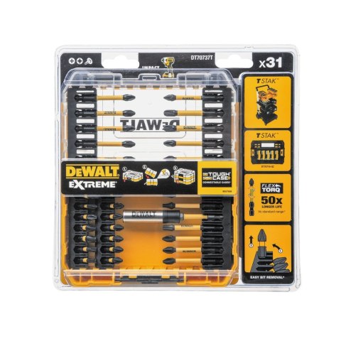 Zestaw bitów 25 cz. FLEXTORQ DEWALT DT70730T Zestaw bitów 25 cz. FLEXTORQ DEWALT DT70730T