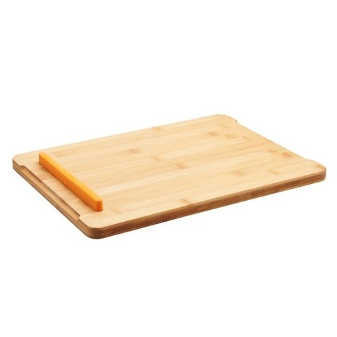 Fiskars 1057550 deska do krojenia Prostokątny Bambusowy, Plastik Bambusowy, Czarny