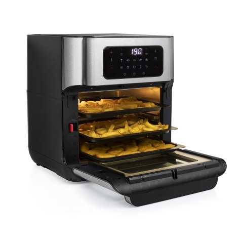 Księżniczka | 182065 | Piekarnik Aerofryer | Moc 1500 W | Pojemność 10 L | Czarny/Stal nierdzewna