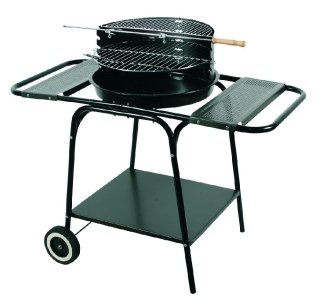 MASTER GRILL OKRĄGŁY RUCHOMY Z DWIEMA PÓŁKAMI MG906