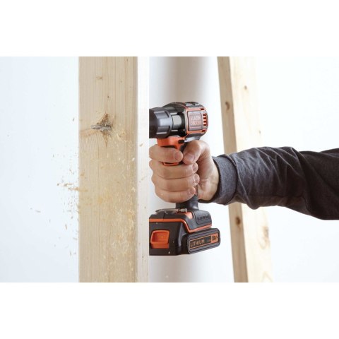 Black & Decker ASD18K Zamek centralny Czarny, Pomarańczowy Black & Decker ASD18K Zamek centralny Czarny, Pomarańczowy