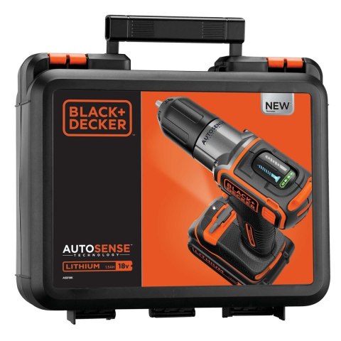 Black & Decker ASD18K Zamek centralny Czarny, Pomarańczowy Black & Decker ASD18K Zamek centralny Czarny, Pomarańczowy