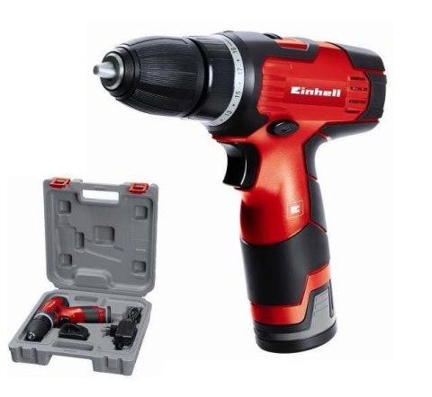 Einhell TH-CD 12-2 Li Zamek centralny 1 kg Czarny, Czerwony Einhell TH-CD 12-2 Li Zamek centralny 1 kg Czarny, Czerwony