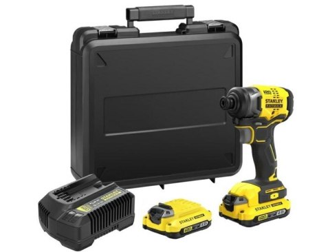 Stanley SFMCF810D2K-QW wkrętak zasilany/zakrętark udarowy 2800 RPM Czarny, Żółty