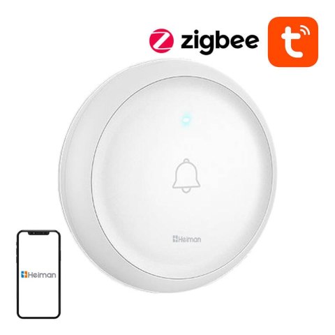 Inteligentny dzwonek do drzwi Zigbee Heiman HS2DB Tuya Inteligentny dzwonek do drzwi Zigbee Heiman HS2DB Tuya