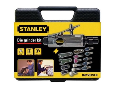 Stanley 160153XSTN szlifierka prosta/do matryc Prosta szlifierka do matryc 25000 RPM Czarny, Srebrny Stanley 160153XSTN szlifierka prosta/do matryc Prosta szlifierka do matryc 25000 RPM Czarny, Srebrny