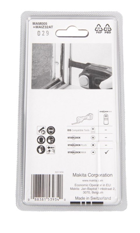 Makita B-66444 wielofunkcyjna końcówka do narzędzi Ostrze piły Makita B-66444 wielofunkcyjna końcówka do narzędzi Ostrze piły