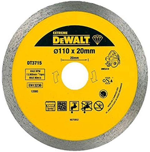 DeWALT DT3715-QZ element do szlifierki kątowej Tarcza tnąca DeWALT DT3715-QZ element do szlifierki kątowej Tarcza tnąca